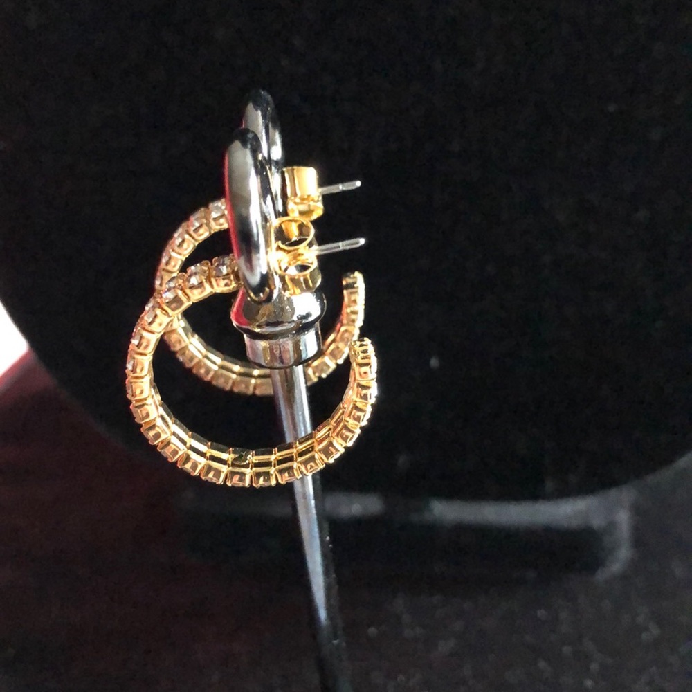 Crystal Hoops - Picture 4 of 5
